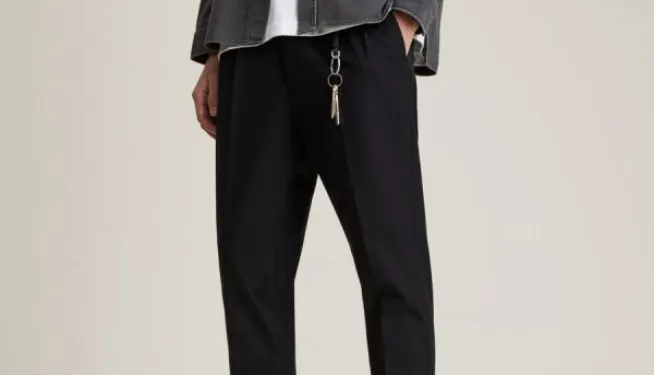 Allsaints Almeida triミッドライズトラウザー NJ/CLUB」ドレストラベルトラウザーズ