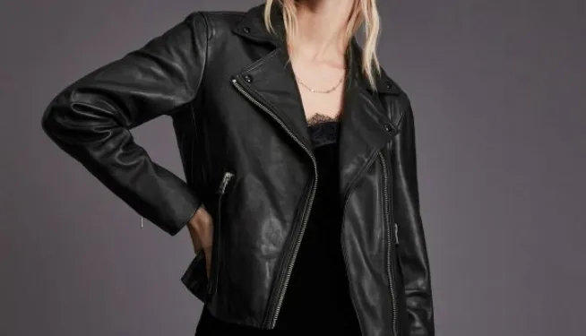 オールセインツBALFERN BIKER 羊革 レザーダブルライダース ALLSAINTS レザージャケット ライダース BALFERN LEATHER BIKER