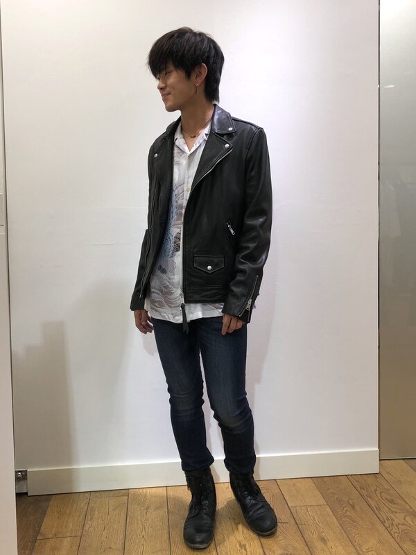 Men's Leather styling.