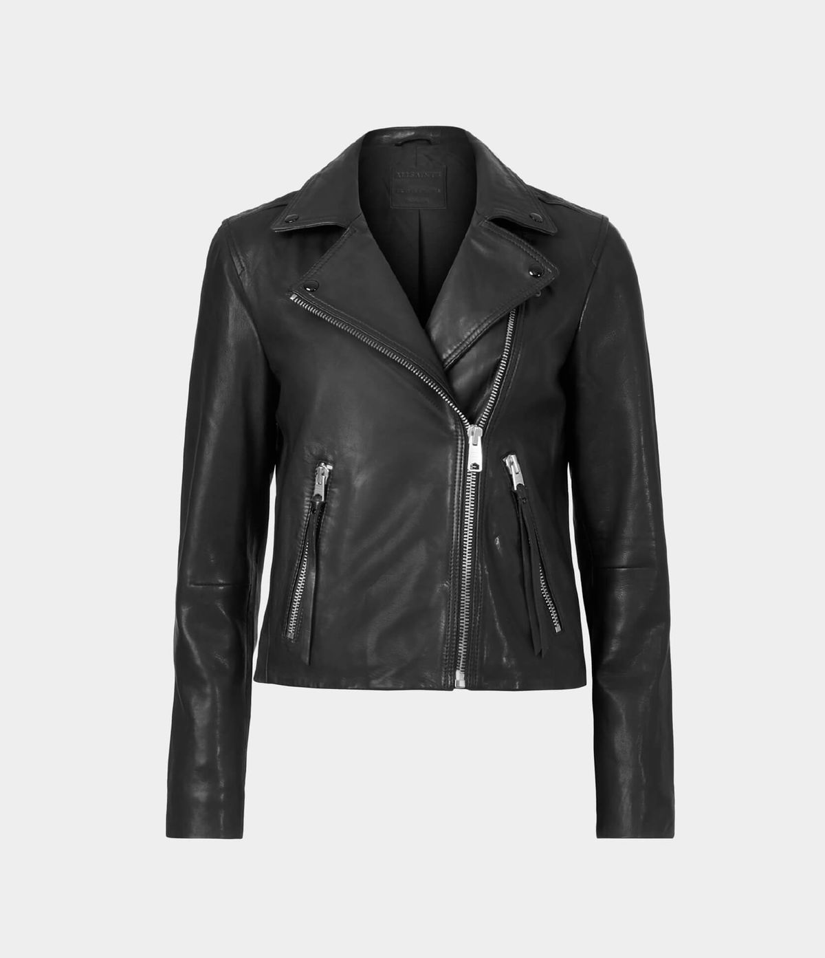 Women's Dalby Leather Jacket - Hover for Measurements
