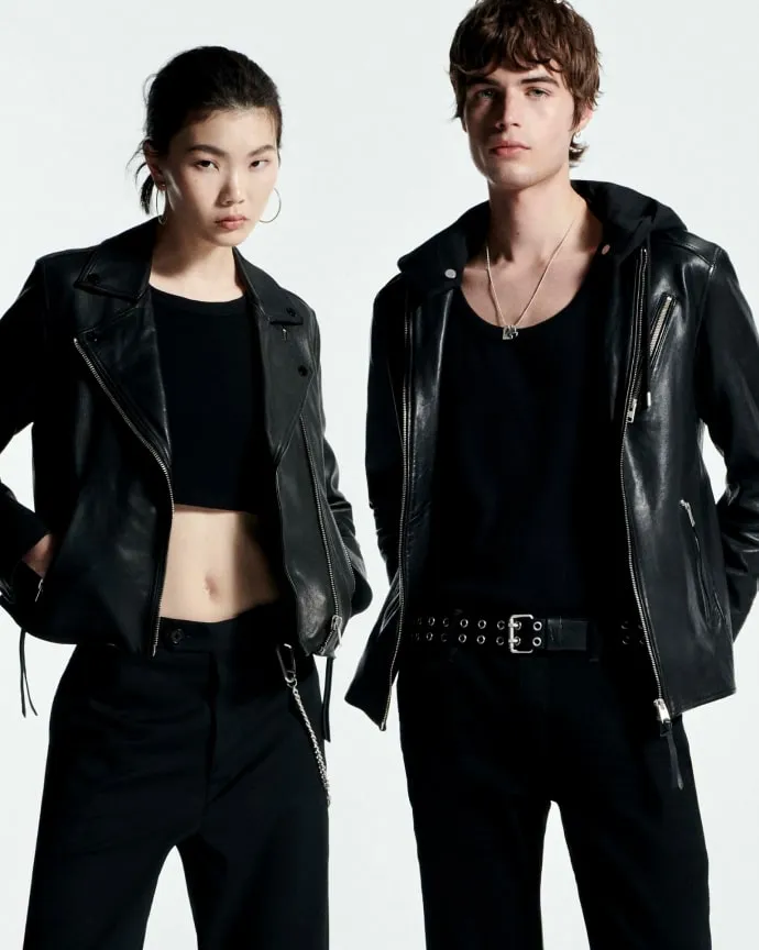 オールセインツ　ライダース　レザージャケット　バイカージャケット　レディース ALLSAINTS レザージャケット ライダース BALFERN LEATHER BIKER