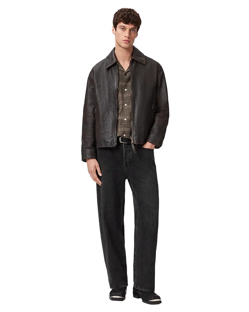 オールセインツ ALLSAINTS 山羊革 ゴートレザー 手袋 ブラック 美品