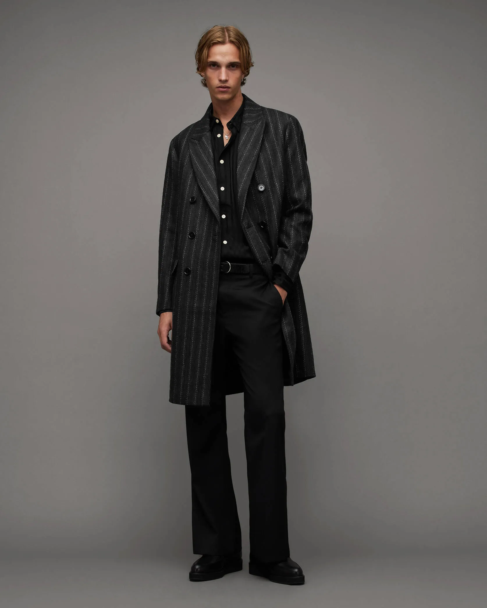 LOVELL RECYCLED WOOL CASHMERE BLEND COAT