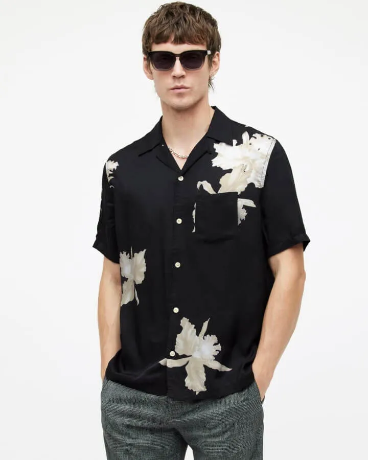 Shop the Lachaise Floral Print Relaxed Fit Shirt.