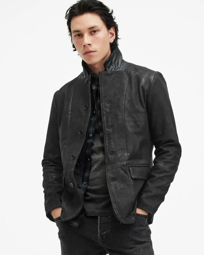 Men's Survey Leather Jacket