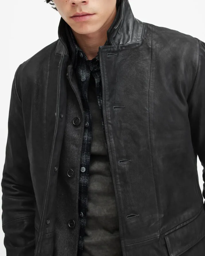 Men's Survey Leather Jacket