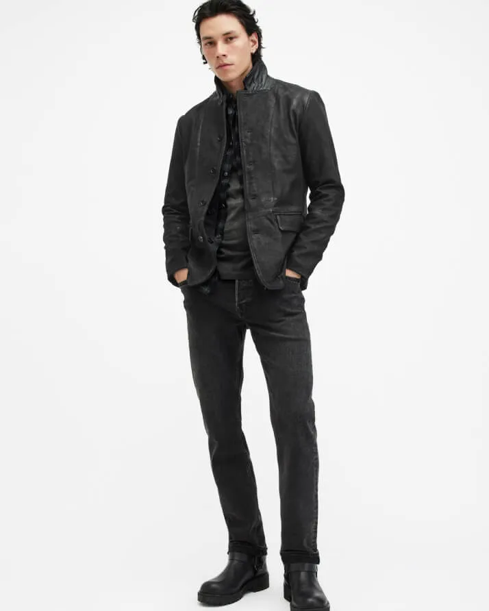 Men's Survey Leather Jacket