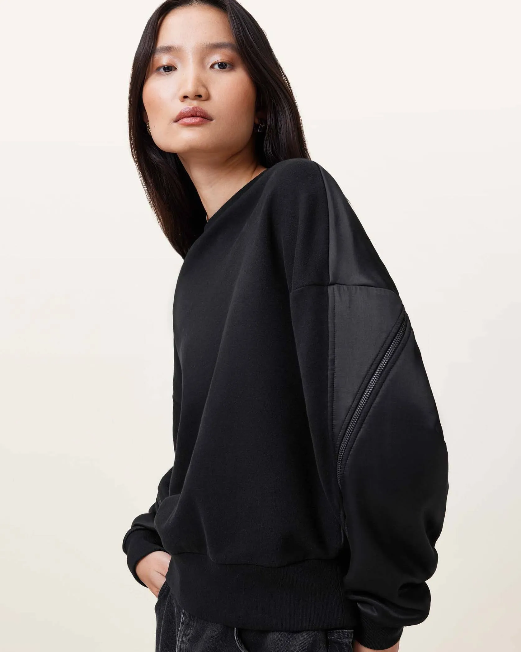 PEGGY ZIP SWEATSHIRT