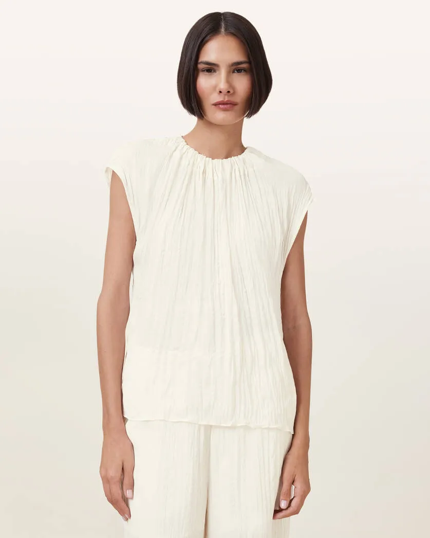 TRISHA CRINKLE TOP