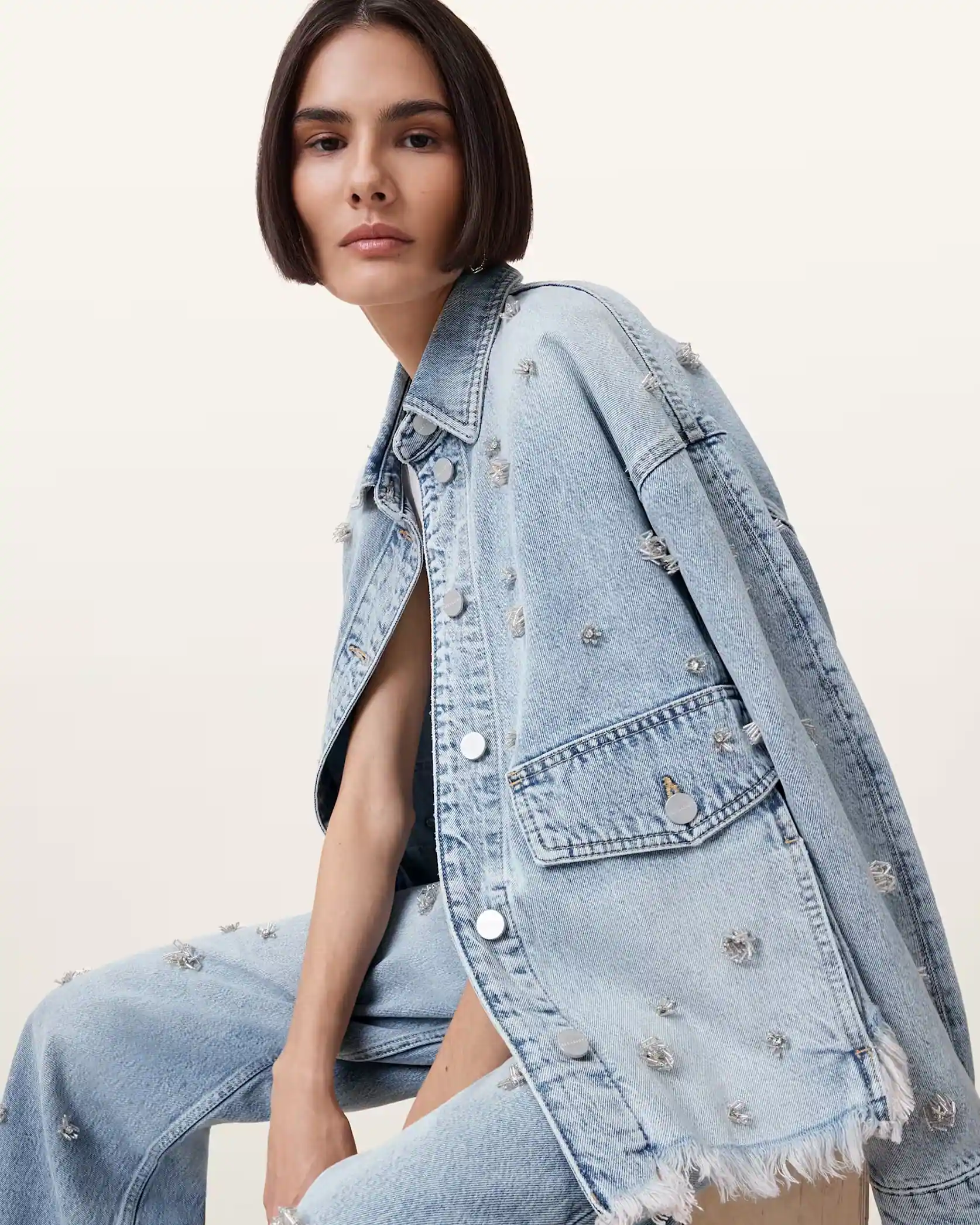 HETTIE EMB SHACKET