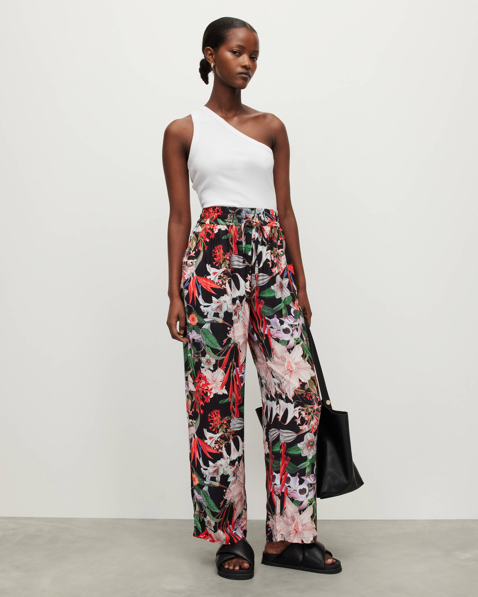 TYLER LEONDRA HIGH-RISE WIDE TROUSERS