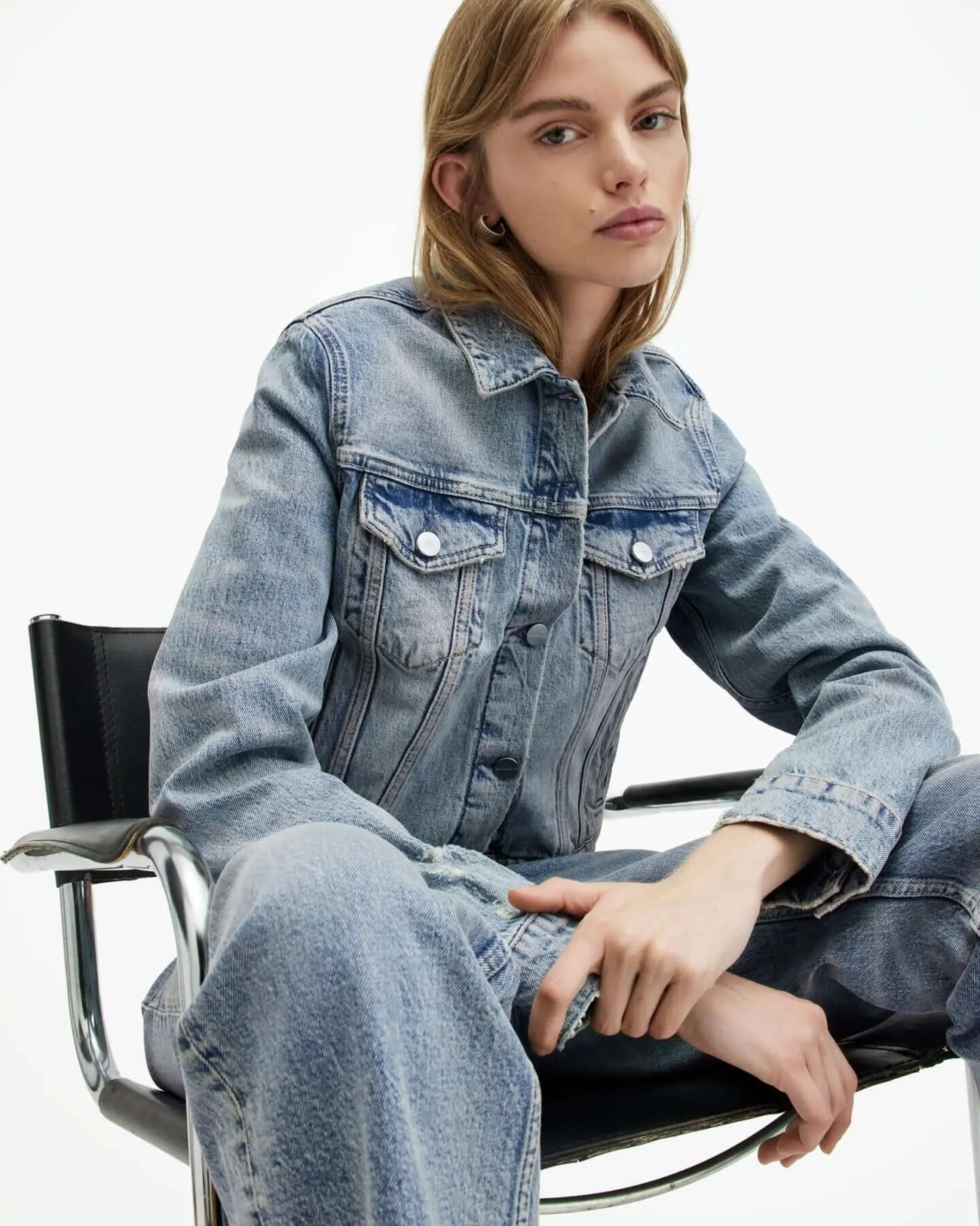 Shop the Juno Denim Trucker Jacket.