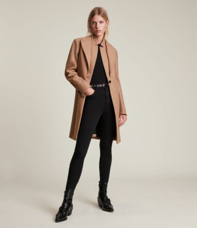 RILEY WOOL-CASHMERE BLEND COAT | オールセインツ 公式オンラインストア