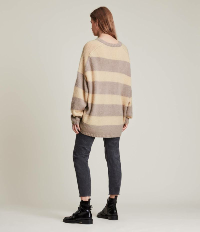 LOU V-NECK STRIPE JUMPER | オールセインツ 公式オンラインストア