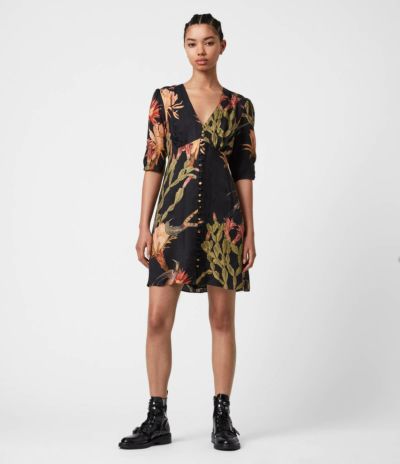 all saints harley ditsy dress