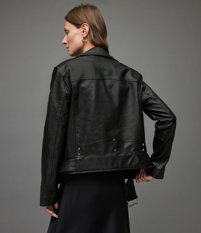 LUNA LEATHER BIKER JACKET