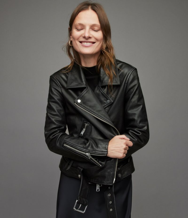 LUNA LEATHER BIKER JACKET | オールセインツ 公式オンラインストア