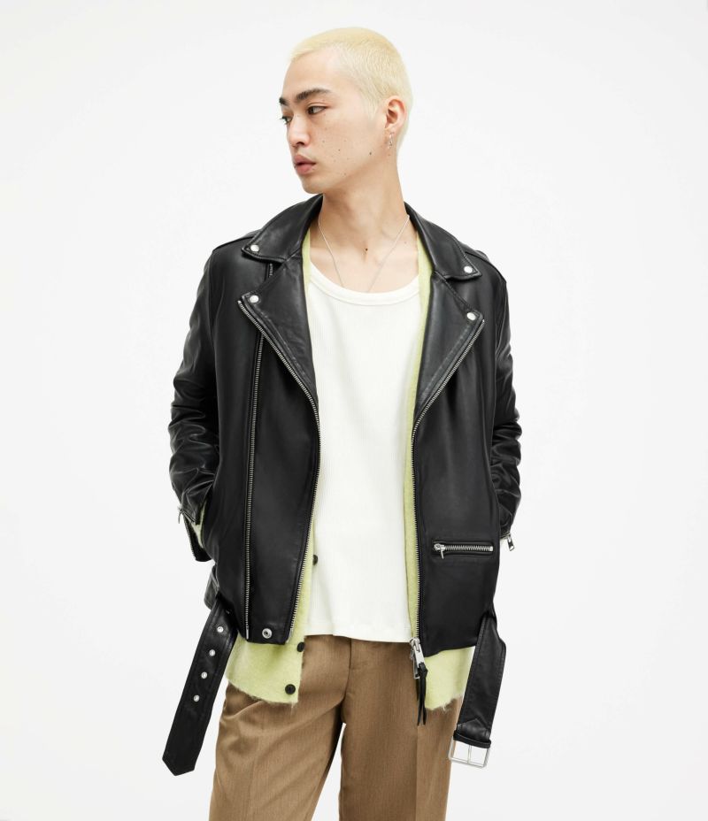 WICK LEATHER BIKER JACKET | オールセインツ 公式オンラインストア