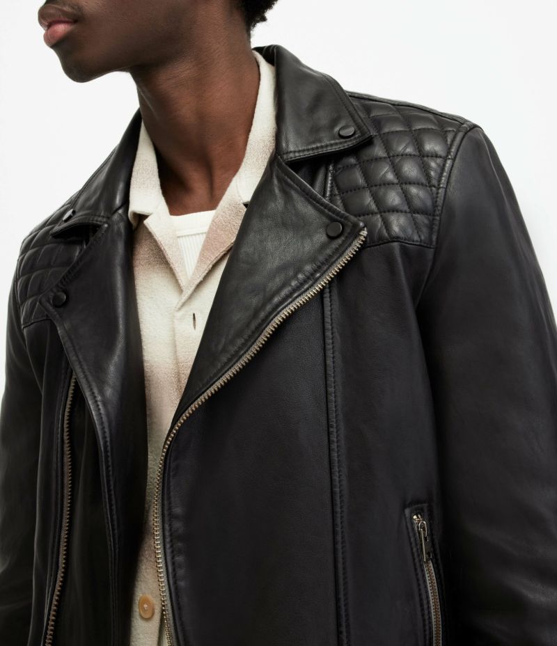 CONROY LEATHER BIKER JACKET