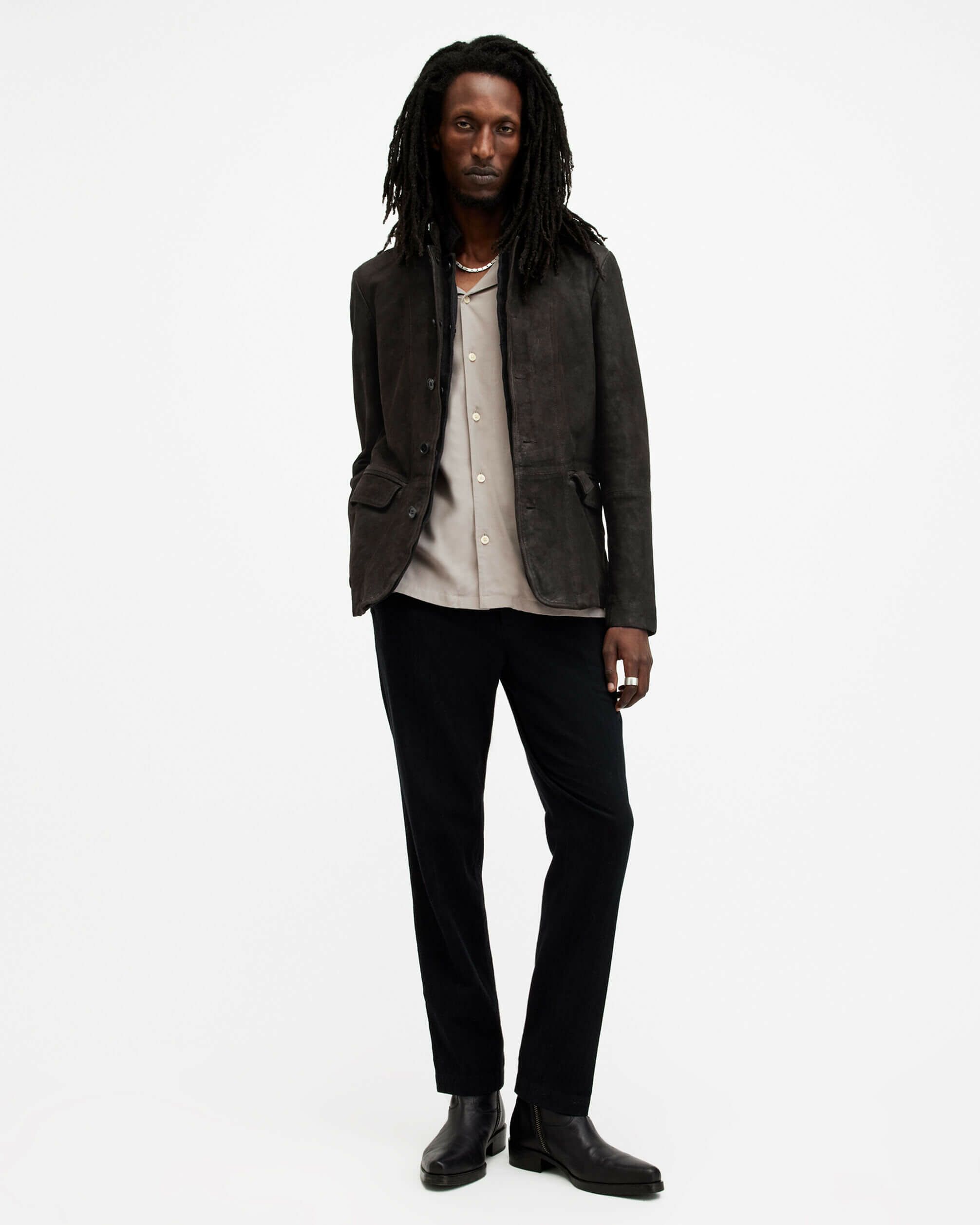 SURVEY LEATHER BLAZER | オールセインツ 公式オンラインストア