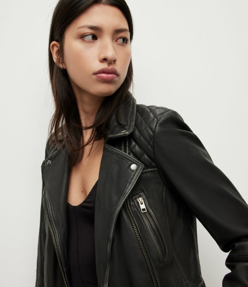 CARGO LEATHER BIKER JACKET | オールセインツ 公式オンラインストア