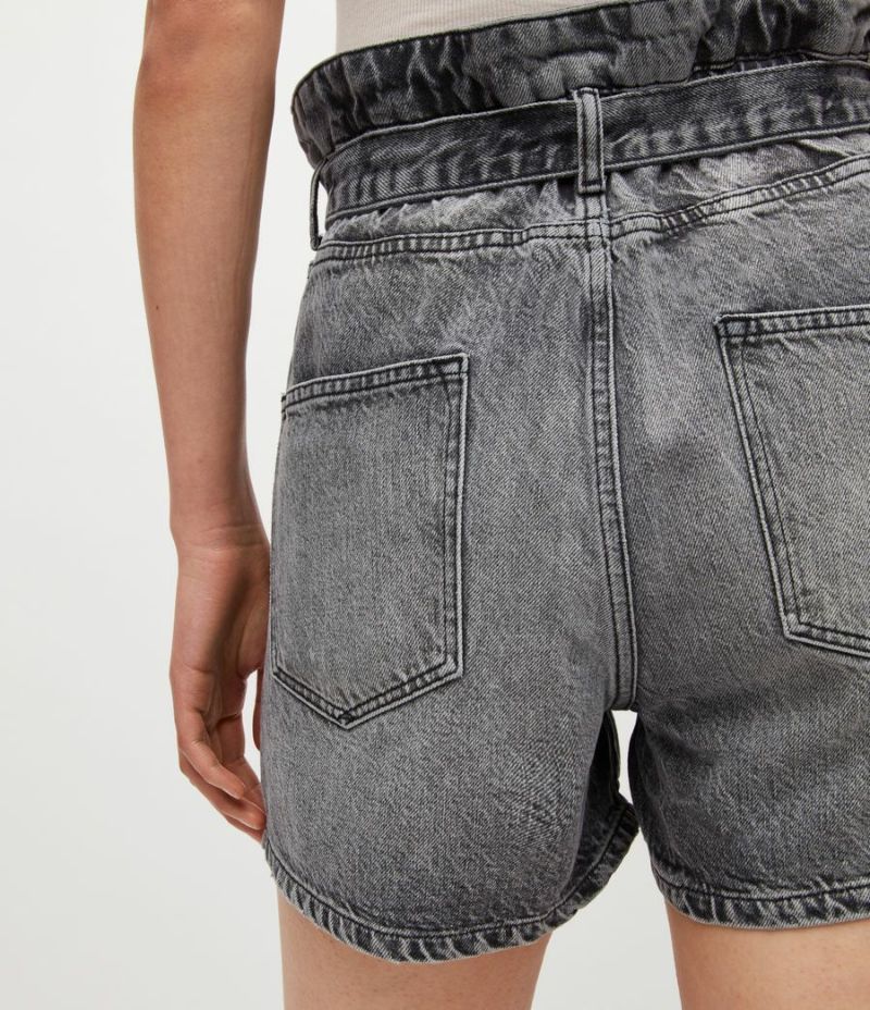 PALMER HIGH RISE PAPERBAG DENIM SHORTS | オールセインツ 公式