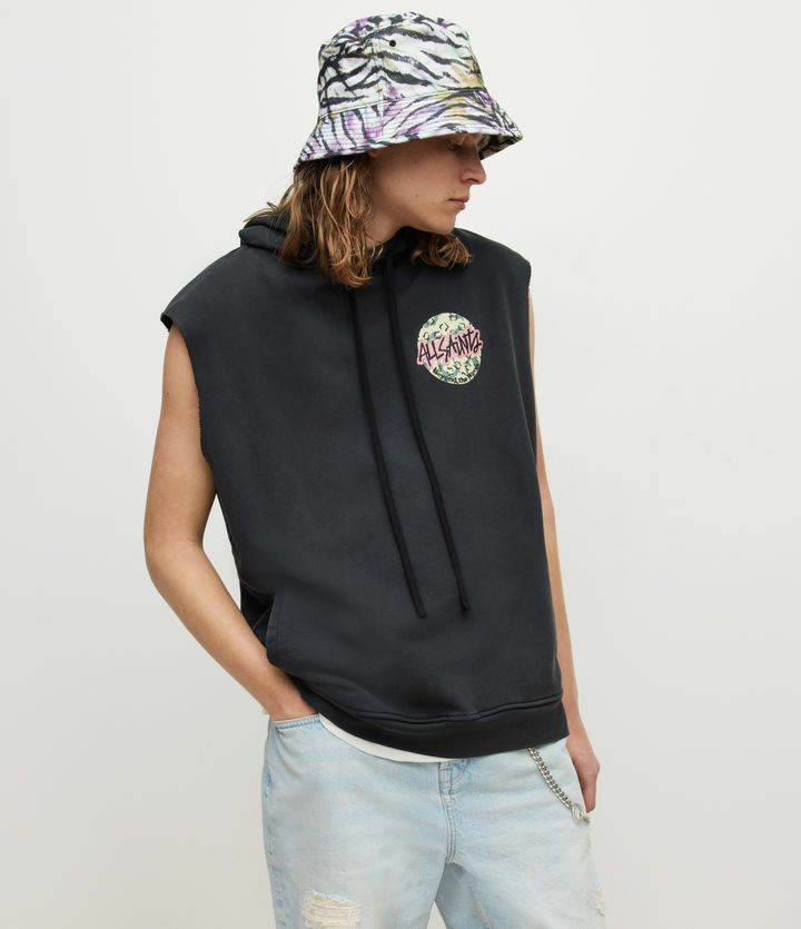 SHREDDER SLEEVELESS HOODIE | オールセインツ 公式オンラインストア