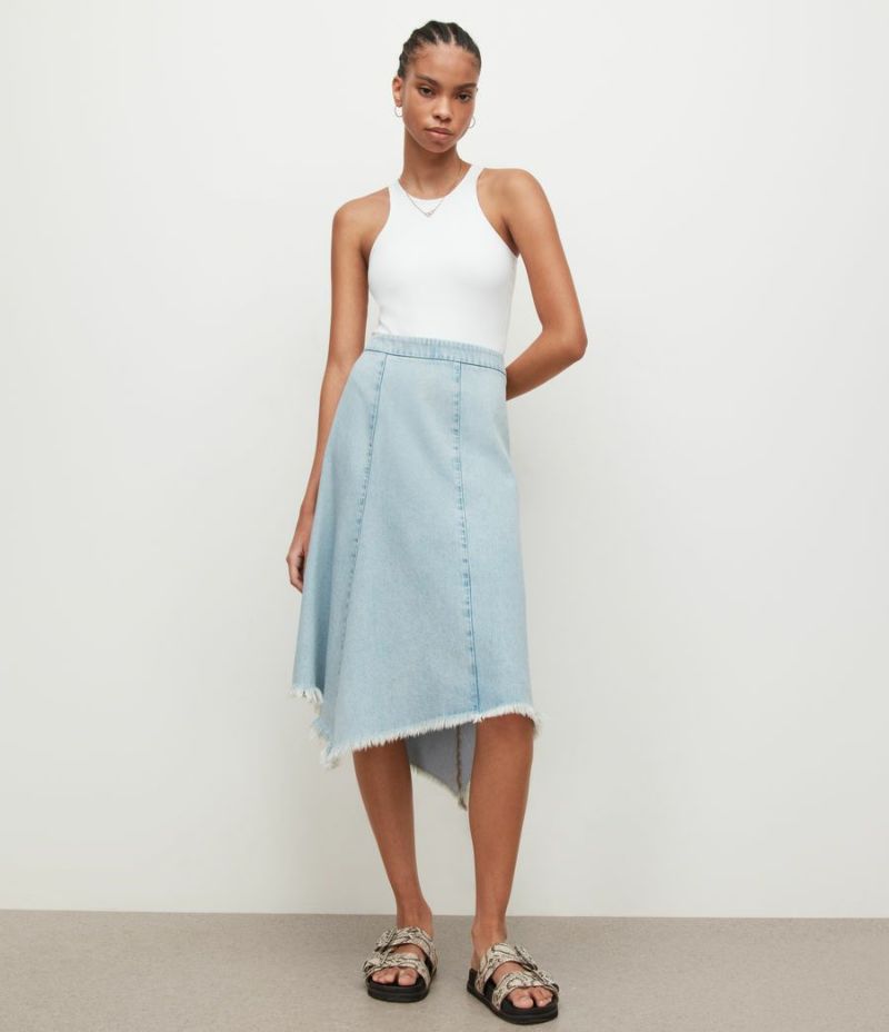 KATIE DENIM MIDI SKIRT | オールセインツ 公式オンラインストア