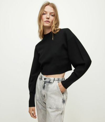 RIDLEY MERINO CROPPED SWEATER | オールセインツ 公式オンラインストア