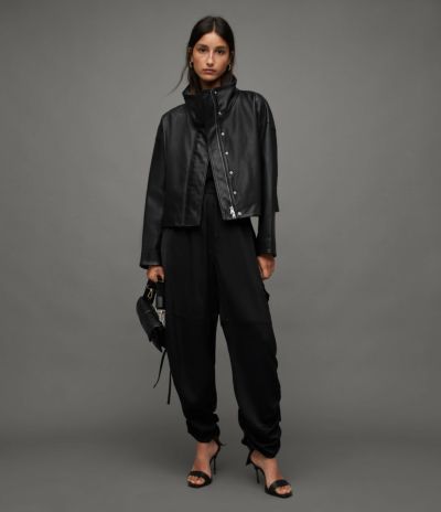 うのにもお得な 美品 All Saints オールセインツ レザー ジャケット