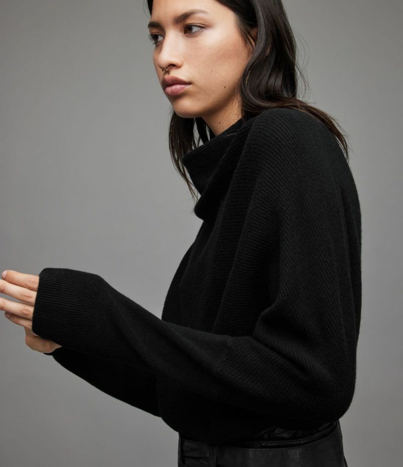 RIDLEY CROPPED CASHMERE BLEND JUMPER | オールセインツ 公式