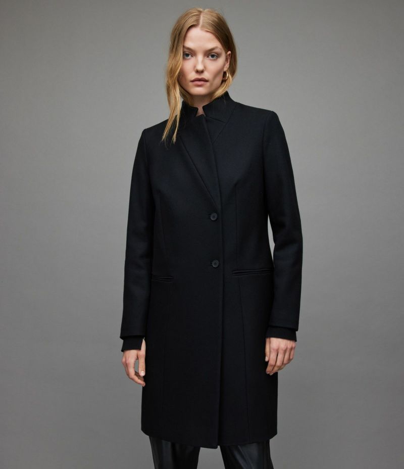 SIDNEY RECYCLED WOOL-CASHMERE BLEND COAT | オールセインツ 公式 