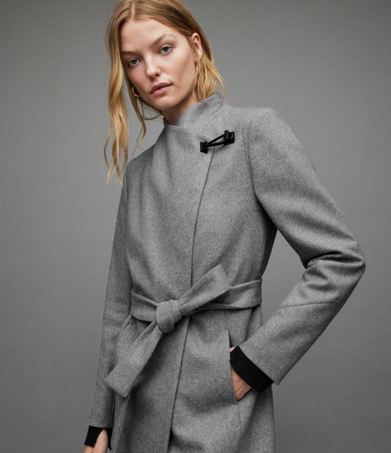 RILEY WOOL-CASHMERE BLEND COAT | オールセインツ 公式オンラインストア