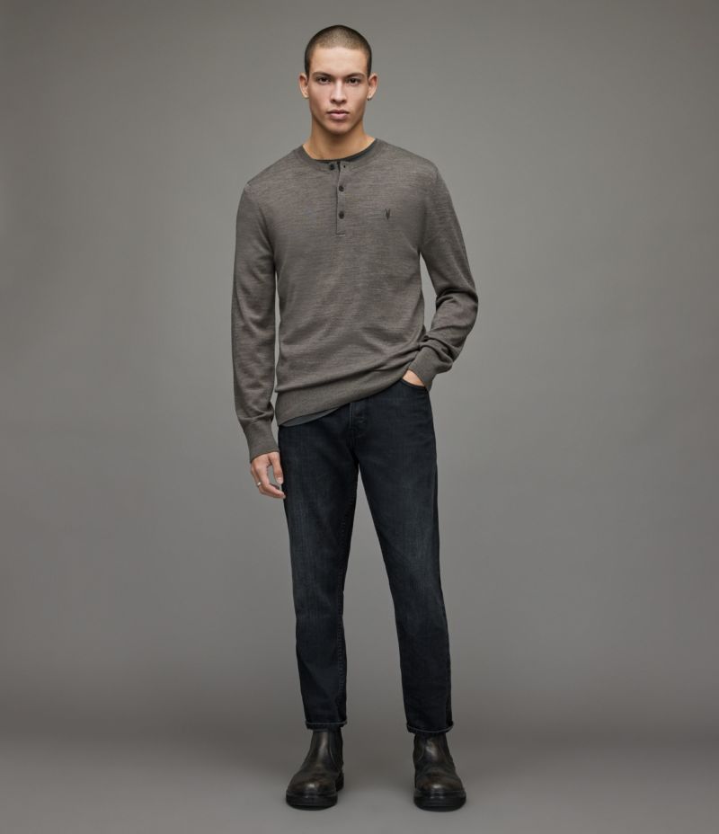 MODE MERINO LONG SLEEVE HENLEY | オールセインツ 公式オンラインストア