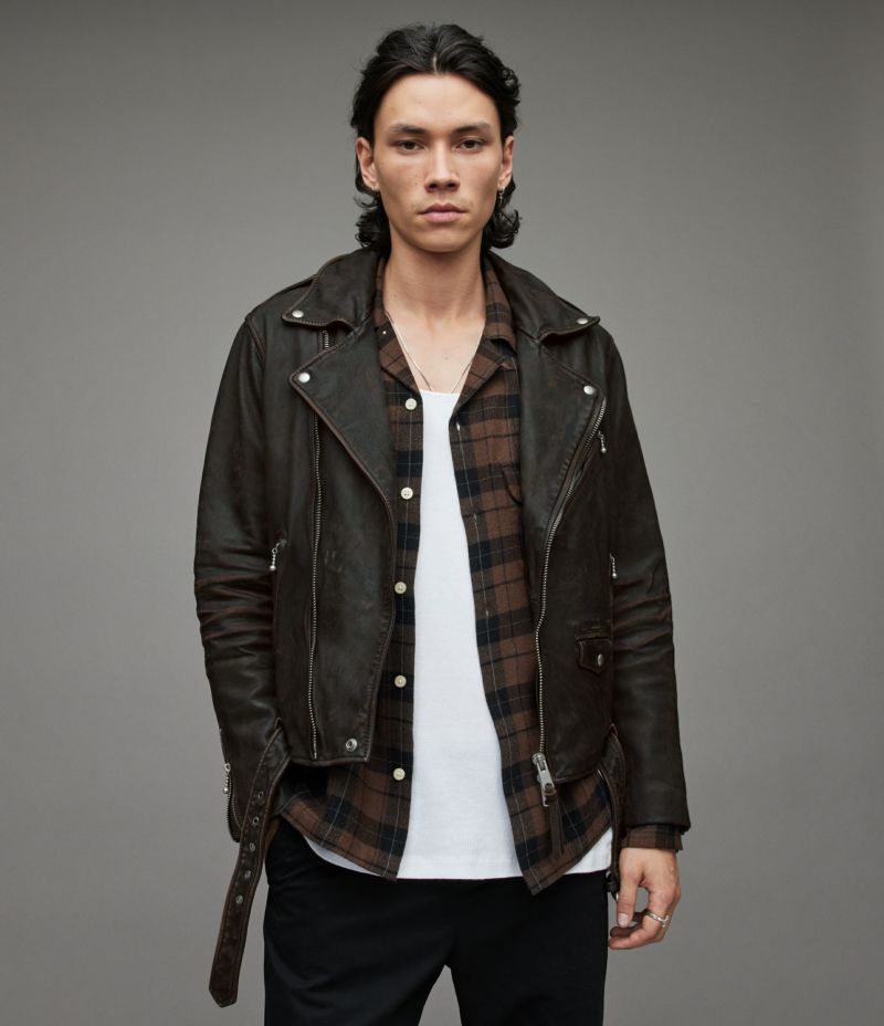 TORREN LEATHER BIKER JACKET | オールセインツ 公式