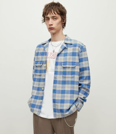 BERTHOLD CHECKED OVERSHIRT | オールセインツ 公式オンラインストア