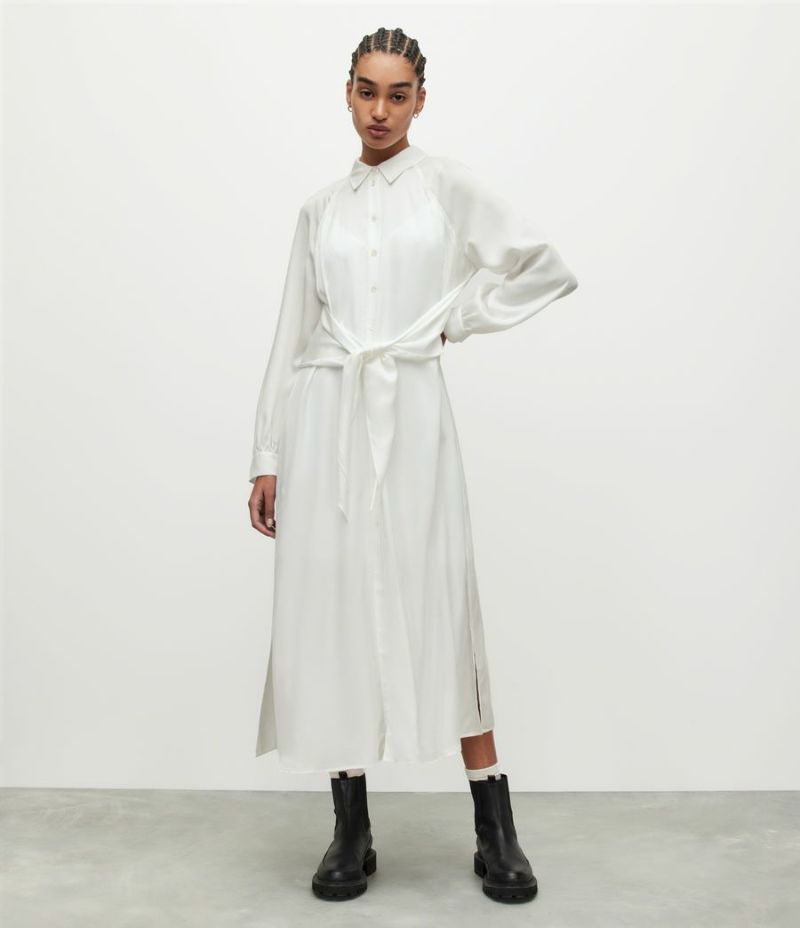 CLANETTA MIDI SHIRT DRESS | オールセインツ 公式オンラインストア