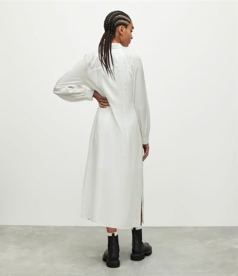 CLANETTA MIDI SHIRT DRESS | オールセインツ 公式オンラインストア