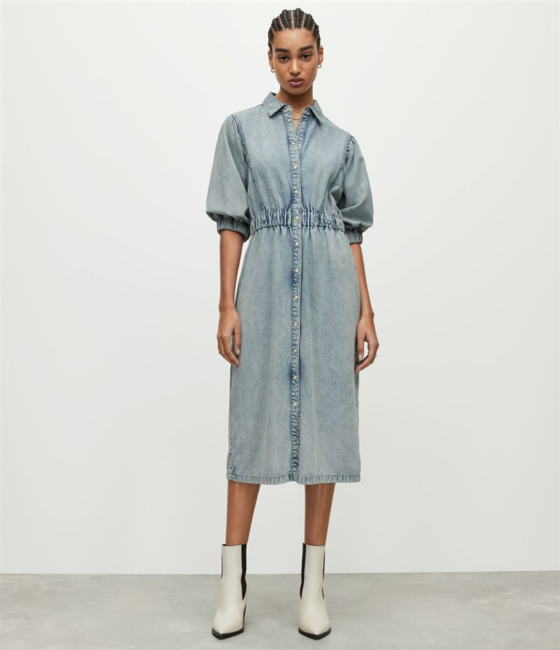 OSA DENIM MIDI DRESS | オールセインツ 公式オンラインストア