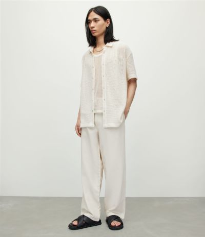 HANBURY LINEN BLEND TROUSERS | オールセインツ 公式オンラインストア