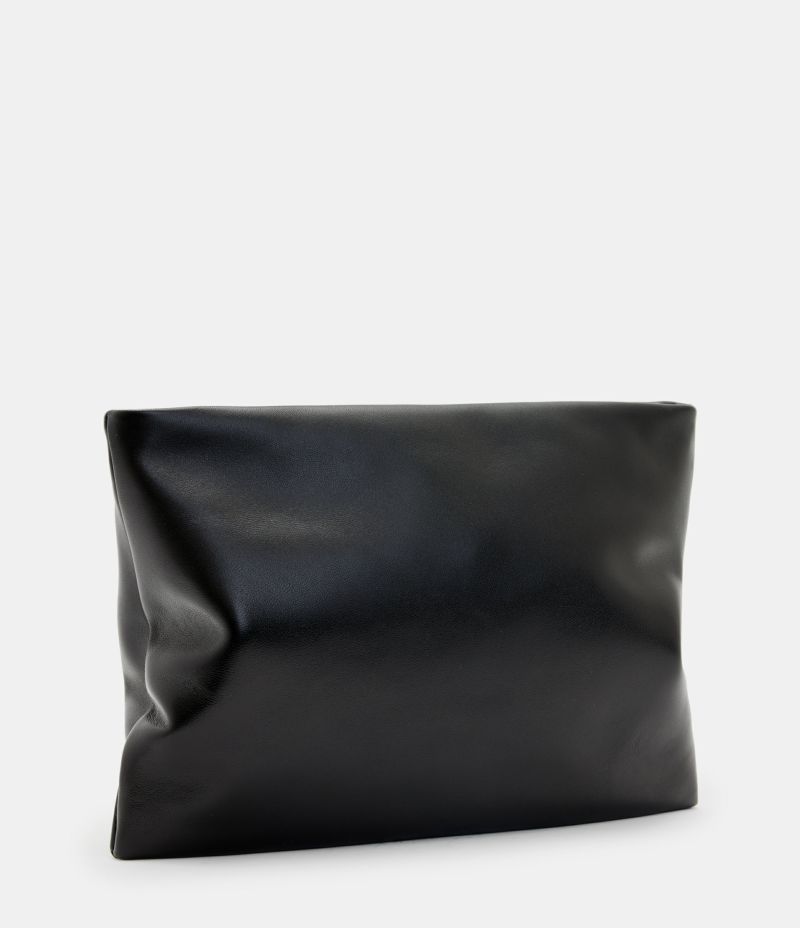 Faux leather best sale clutch bag