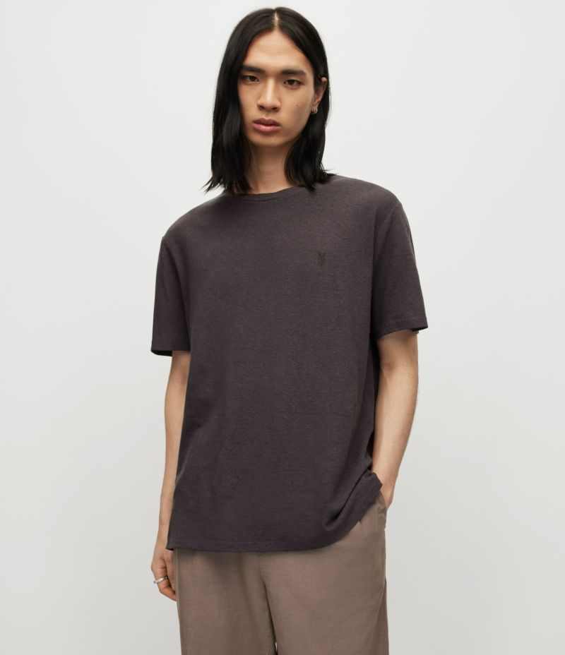 KURTZ LINEN BLEND CREW RAMSKULL T-SHIRT | オールセインツ 公式