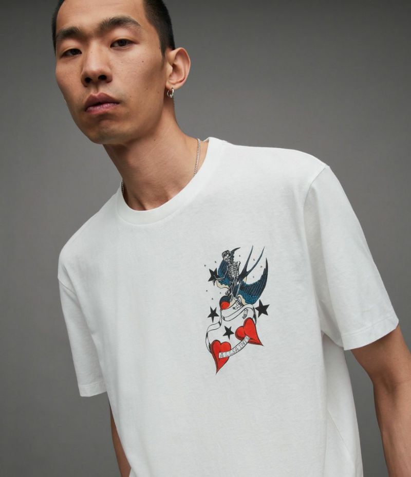 PILOT TATTOO ART CREW NECK T-SHIRT | オールセインツ 公式オンライン