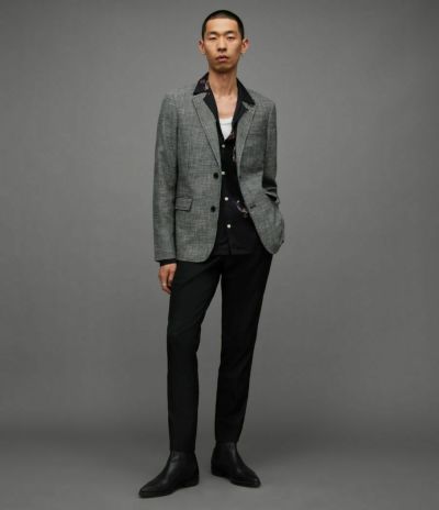 BULLER WOOL BLEND SLIM FIT BLAZER | オールセインツ 公式オンライン