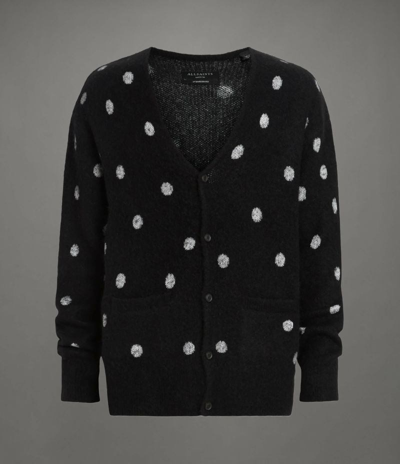 POLK DOT JACQUARD RELAXED CARDIGAN | POLK ドット ジャカード