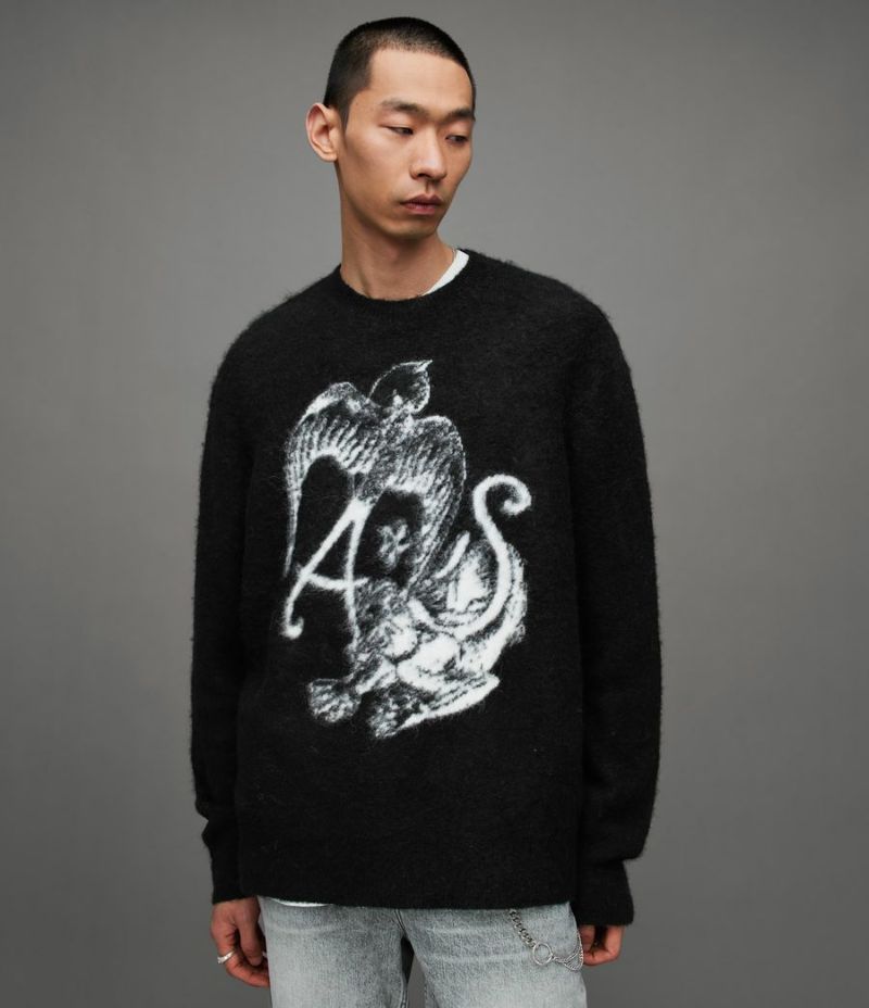 WILDER JACQUARD OVERSIZED CREW JUMPER | オールセインツ 公式