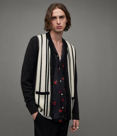 POLK DOT JACQUARD RELAXED CARDIGAN | オールセインツ 公式オンライン