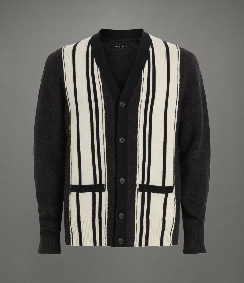 BERKLEY CONTRAST STRIPED OPEN CARDIGAN | オールセインツ 公式