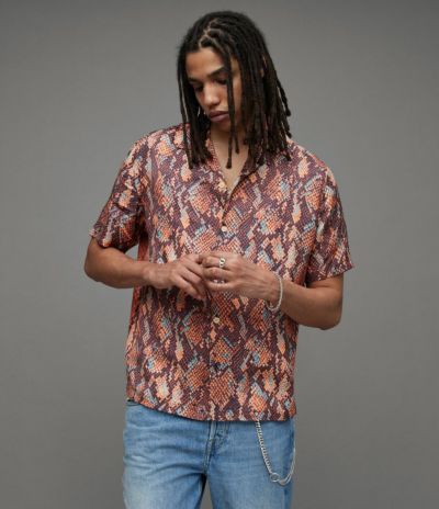 GATO PAISLEY PRINT SHORT SLEEVE SHIRT | オールセインツ 公式