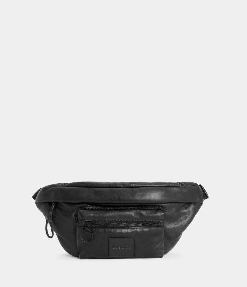 RONIN ZIP UP EMBOSSED LEATHER BUMBAG | オールセインツ 公式